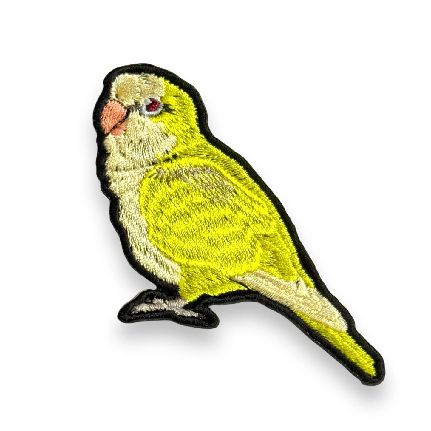 オキナインコの刺繍ワッペン