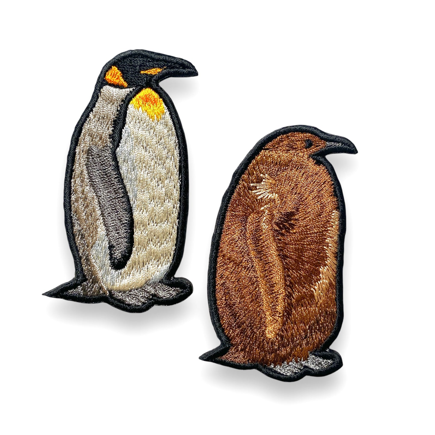 オウサマペンギンの刺繍ワッペン