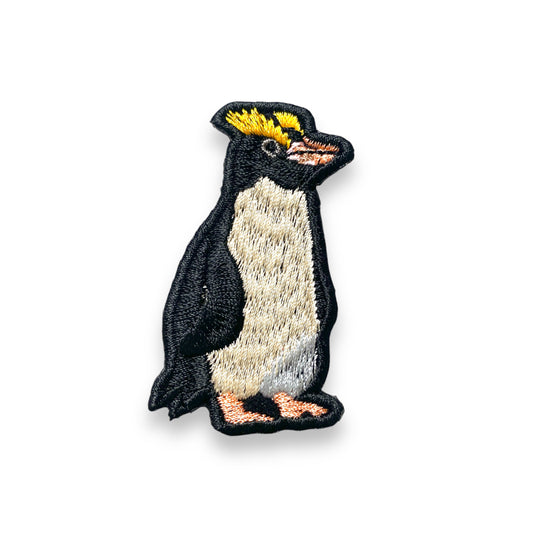 シュレーターペンギンの刺繍ワッペン