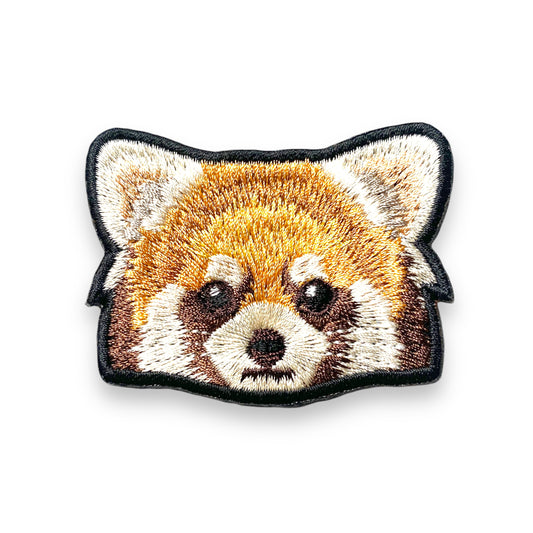 レッサーパンダの刺繍ワッペン