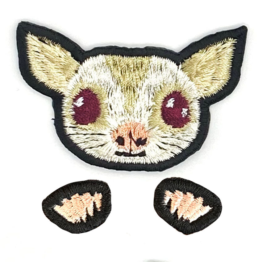 フクロモモンガの刺繍ワッペン