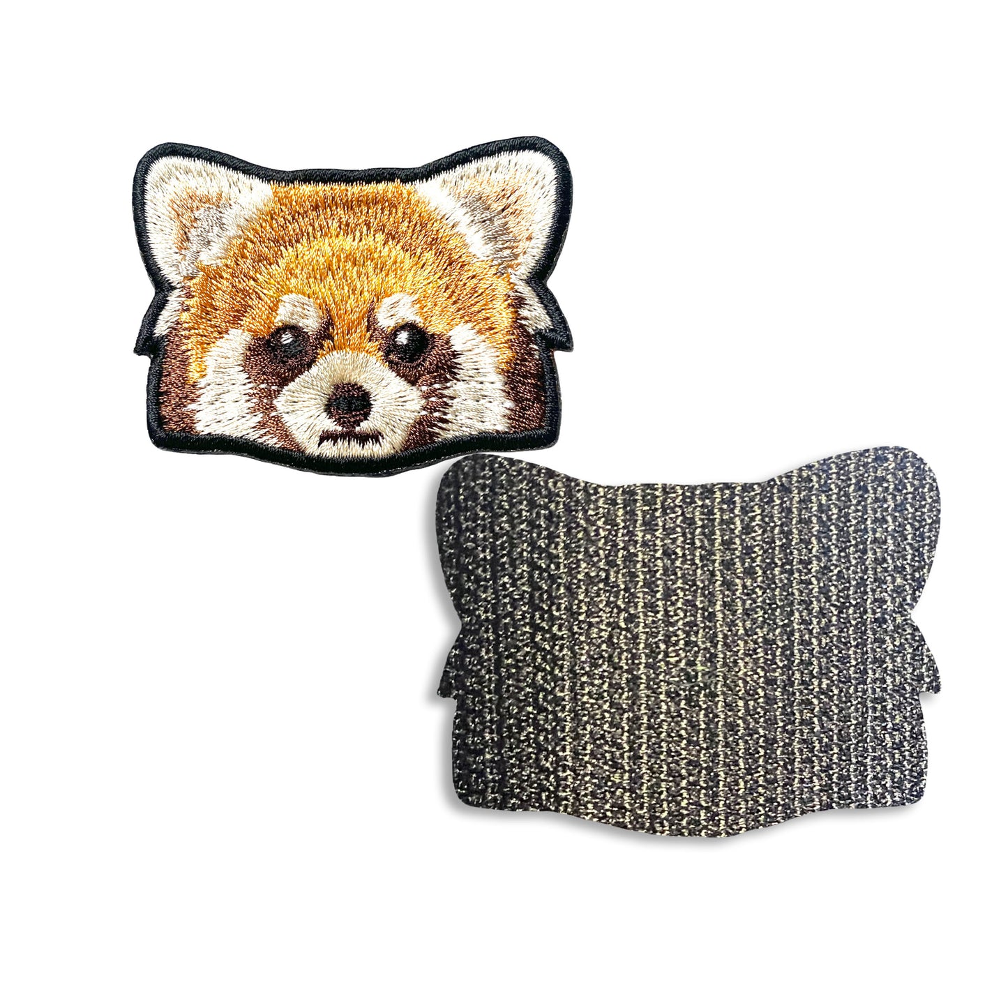 レッサーパンダの刺繍ワッペン